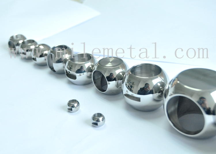 Stainless Steel Valve Ball Of Three Way Valve Ball,High quality