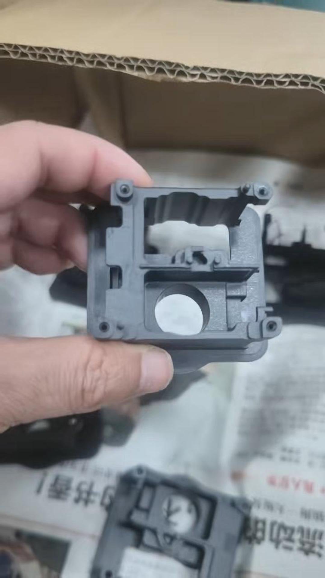 Turning CAD designs into metallic reality. 4 Aluminum-Sandblasting-Black-Anodizing-1