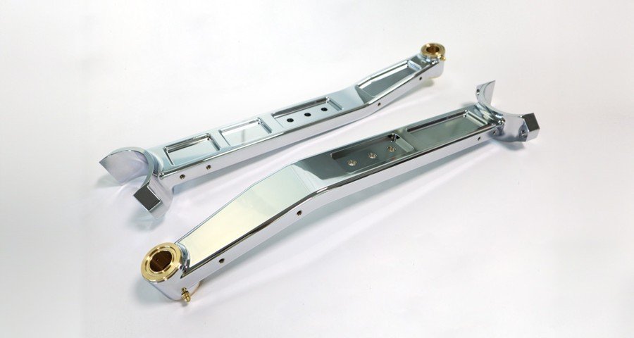 Metal Surface Finishing Types: Guide for CNC Machined Parts 11 Chrome plated CNC machined parts with reflective finish
