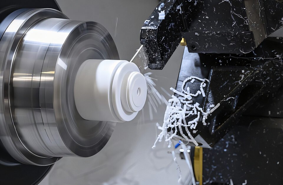 cnc machining abs plastic turning