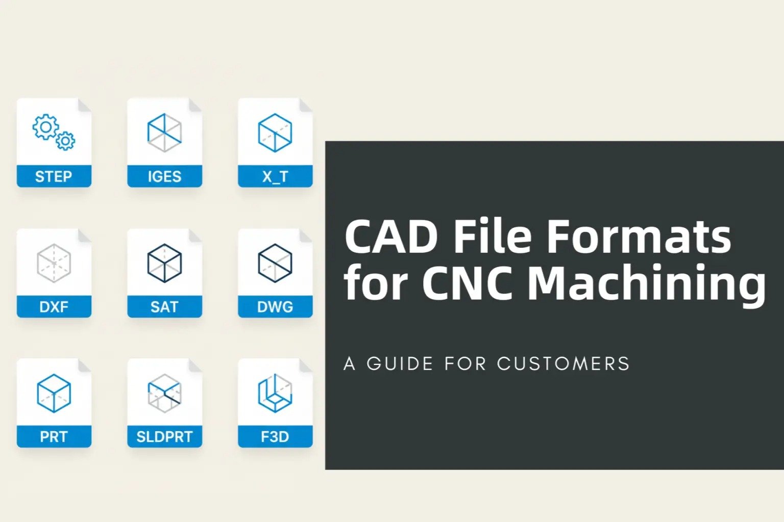 CAD File Formats for CNC Machining: STEP, IGES, STL, DXF and Drawings 6 Quality control based on CAD model and engineering drawing requirements