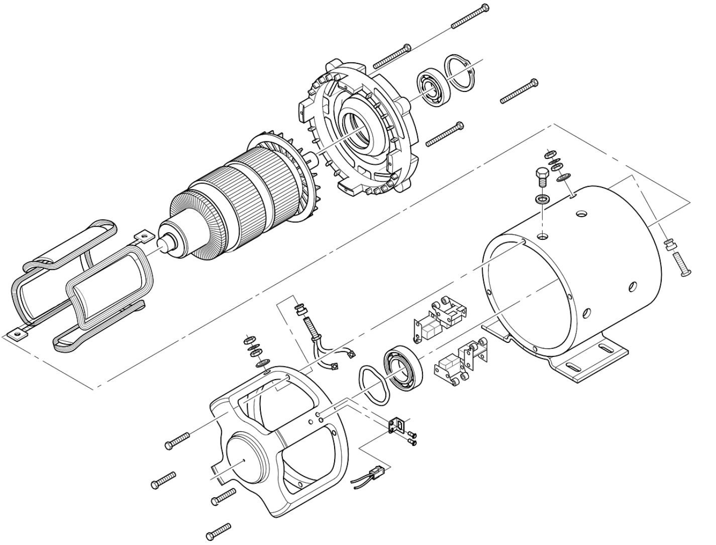 How to Prepare Engineering Drawings for CNC Machining 12 Exploded view engineering drawing showing separated assembly components and item numbers