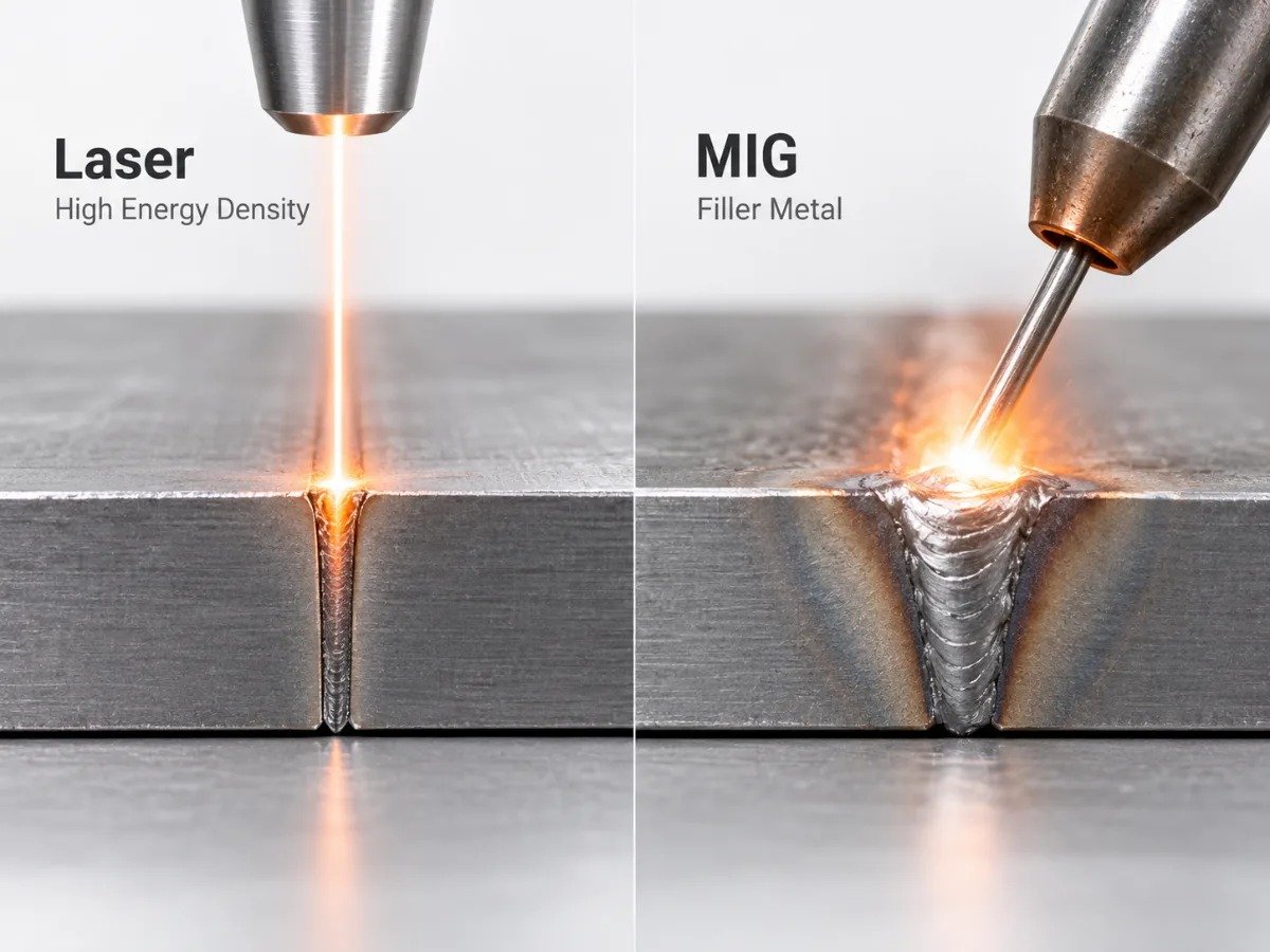 Laser Welding vs MIG Welding: 6 Key Differences and How to Choose 5 Laser welding vs MIG welding on stainless steel sheet metal assemblies